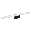 Elasto led 2 - applique murale minimaliste, tube s14d non fourni, en métal noir