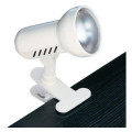 Remora - spot à pince e27 100w max, orientable, blanc, lampe non incl.