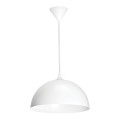 Como - suspension e27 60w max, Ø335mm, acier blanc, lampe non incl.