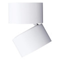 Applique mur, orientable, blanc, led intég. 8w 3000k 620lm variable