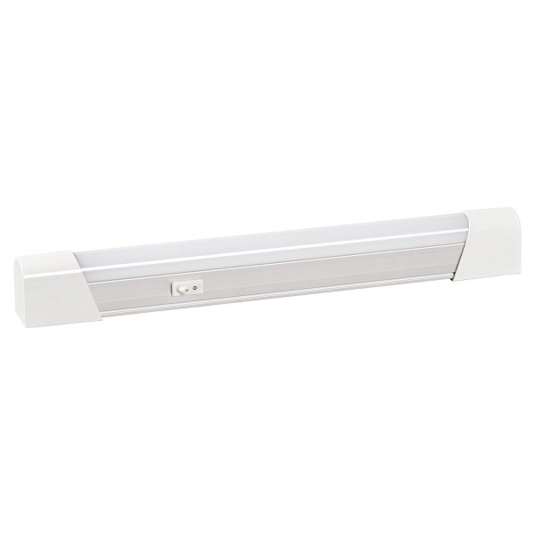 Tori - réglette meuble lg.350mm ip20, alu, led intég. 5,5w 4000k 400lm, a/inter
