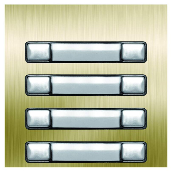 Module nexa inox 316 l, 8 bp sur 2 rangées gold