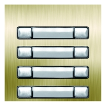 Module nexa inox 316 l, 8 bp sur 2 rangées gold