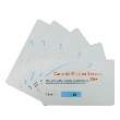 Lot de 5 cartes de mise en service