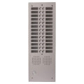 Platine aluminium haut-risque audio 2 rangées 28 boutons