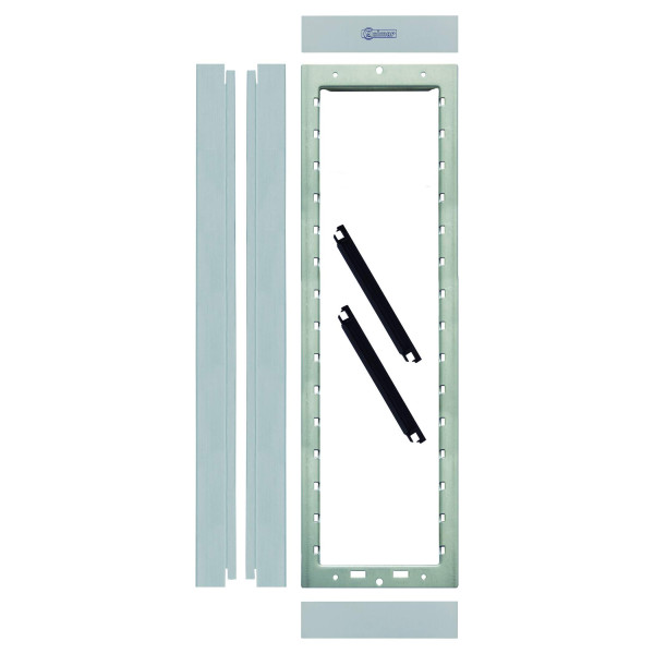 Cadre de fixation 3 modules nexa alu avec vis et outils