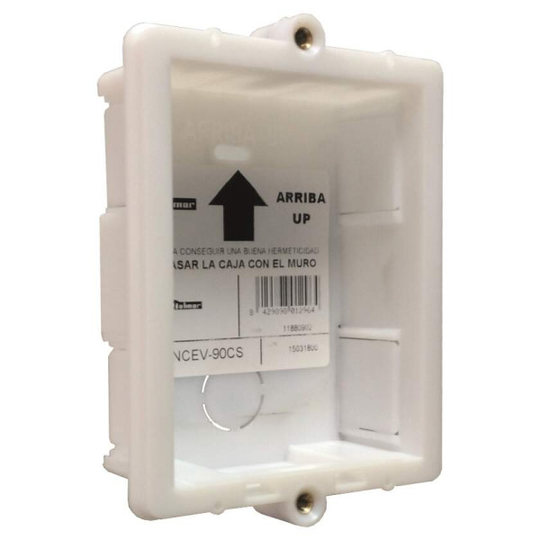 Boitier d'encastrement 1 module nexa alu