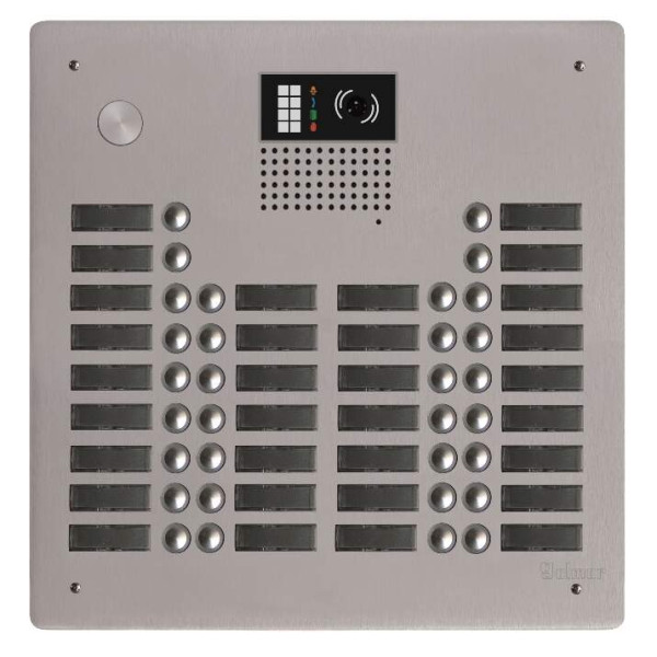 Platine aluminium haut-risque vidéo 4 rangées 32 boutons