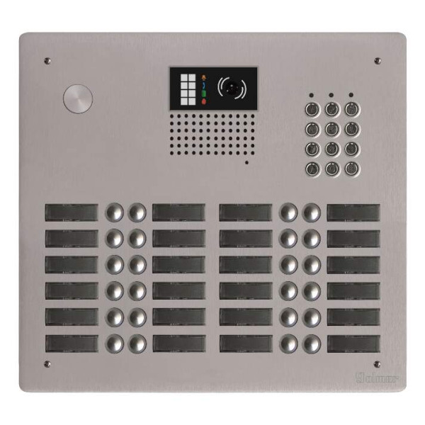 Platine aluminium haut-risque vidéo avec clavier 4 rangées 24 boutons