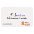 Code d'extension de 4 à 8 centrales