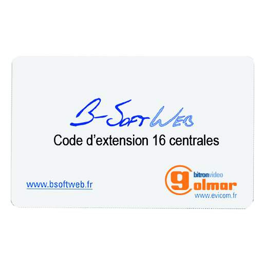 Code d'extension de 9 à 16 centrales