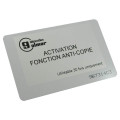 Carte 30 activations anti-clone sur les centrales fdi