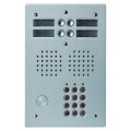 Platine aluminium haut-risque audio 2 rangées avec clavier, 4 boutons