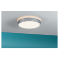 Wallceiling fr aviar ip44 led _w white switch 300mm chrome 230v synthétique