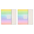 Lumitiles basic set square 10x10cm 2x0,75w rgbw blanc plastique/alu