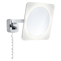 Miroir cosmétique LED Paulmann Wallceiling bela ip44 5,7w chrome/bl/miroir 230v mét/acr