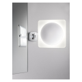 Miroir cosmétique LED Paulmann Wallceiling bela ip44 5,7w chrome/bl/miroir 230v mét/acr