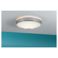 Wallceiling fr aviar ip44 led _w white switch 360mm chrome 230v synthétique