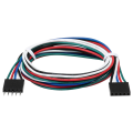 Lumitiles cables multi colour 1x65cm 12v noir plastique