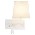 Somnila flex, applique intérieure, liseuse, version droite, blanc, led, 3w, 3000k, avec port usb