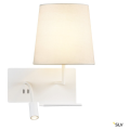 Somnila flex, applique intérieure, liseuse, version droite, blanc, led, 3w, 3000k, avec port usb