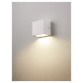 Sitra cube, applique extérieure, s, simple, blanc, led, 6,2w, 3000k/4000k, ip44, cct switch