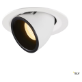 Numinos® gimble m, encastré de plafond intérieur, 40°, blanc/noir, led, 17,5w, 3000k