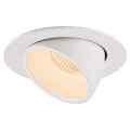 Numinos® gimble l, encastré de plafond intérieur, 20°, blanc, led, 25,4w, 2700k