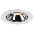 Numinos® gimble l, encastré de plafond intérieur, 20°, blanc/chrome, led, 25,4w, 2700k