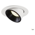 Numinos® gimble l, encastré de plafond intérieur, 40°, blanc/noir, led, 25,4w, 4000k