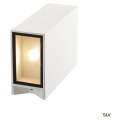 Quad 2 xl. applique. carrée. blanche. led. 2x3.2w. 3000k. up-down. ip44