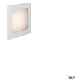 Frame basic, encastré de plafond ou mural intérieur, gris argent, led, 3,1w, 2700k