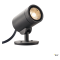 SLV by Declic HELIA LED, projecteur extérieur, anthracite, LED 8W 3000K, 35°, IP55