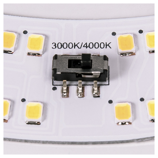 Lipsy® 50, applique et plafonnier intérieur, dome, blanc, led, 21w, 3000k/4000k, ip44