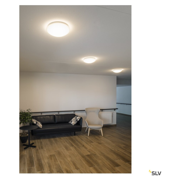 Lipsy® 50, applique et plafonnier intérieur, dome, blanc, led, 21w, 3000k/4000k, ip44