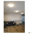 Lipsy® 50, applique et plafonnier intérieur, dome, blanc, led, 21w, 3000k/4000k, ip44