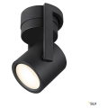 Oculus, applique et plafonnier intérieur, noir, led, 10,5w, 2000-3000k, dim to warm