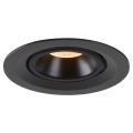 Numinos® gimble m, encastré de plafond intérieur, 20°, noir, led, 17,5w, 2700k