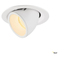 Numinos® gimble m, encastré de plafond intérieur, 55°, blanc, led, 17,5w, 3000k