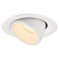 Numinos® gimble m, encastré de plafond intérieur, 55°, blanc, led, 17,5w, 3000k