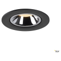 Numinos® gimble l, encastré de plafond intérieur, 20°, noir/chrome, led, 25,4w, 3000k