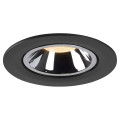 Numinos® gimble l, encastré de plafond intérieur, 20°, noir/chrome, led, 25,4w, 3000k