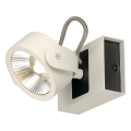 SLV by Declic KALU LED 1 applique/plafonnier, blanc/noir, LED 17W, 3000K, 60°