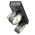 SLV by Declic KALU LED 2 applique/plafonnier, noir, LED 34W, 3000K, 60°