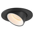 Numinos® gimble s, encastré de plafond intérieur, 55°, noir/blanc, led, 8,6w, 2700k