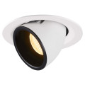 Numinos® gimble m, encastré de plafond intérieur, 55°, blanc/noir, led, 17,5w, 3000k