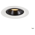 Numinos® gimble m, encastré de plafond intérieur, 55°, blanc/noir, led, 17,5w, 3000k