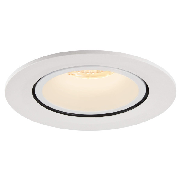Numinos® gimble l, encastré de plafond intérieur, 20°, blanc, led, 25,4w, 3000k