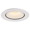 Numinos® gimble l, encastré de plafond intérieur, 20°, blanc, led, 25,4w, 3000k