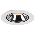 Numinos® gimble l, encastré de plafond intérieur, 20°, blanc/chrome, led, 25,4w, 3000k